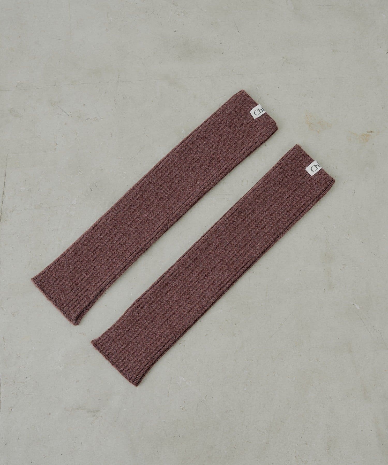 Chico(チコ) ネーム付きリブレッグウォーマー