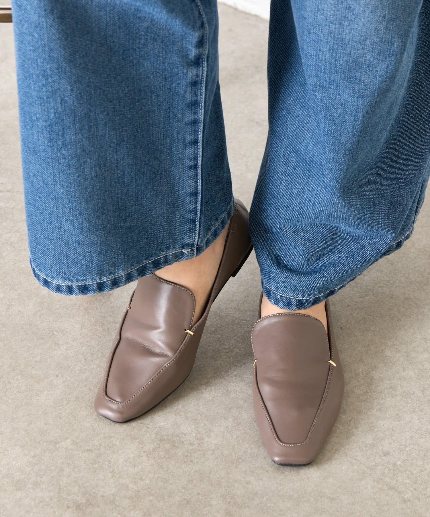 Jena　espace merveilleux(ジェナ　エスパスメルヴェイユ) フラットソフトパンプス