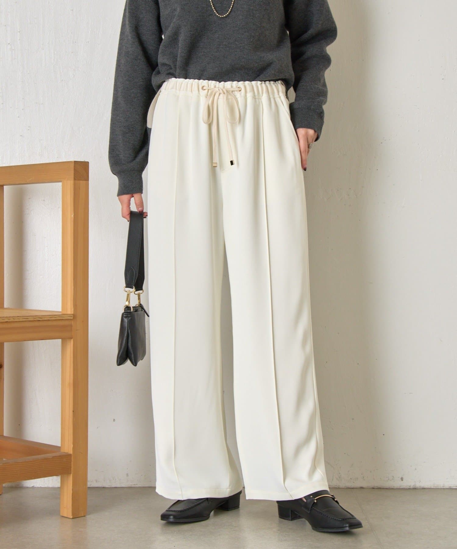 Jena　espace merveilleux(ジェナ　エスパスメルヴェイユ) 【待望の再入荷！/サイズ展開あり/WEB限定カラーあり】トロミイージーパンツ