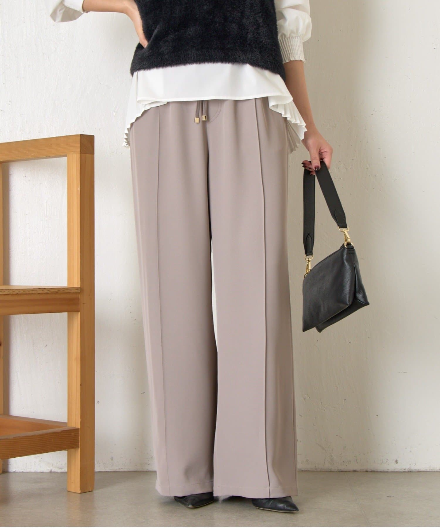 Jena　espace merveilleux(ジェナ　エスパスメルヴェイユ) 【待望の再入荷！/サイズ展開あり/WEB限定カラーあり】トロミイージーパンツ