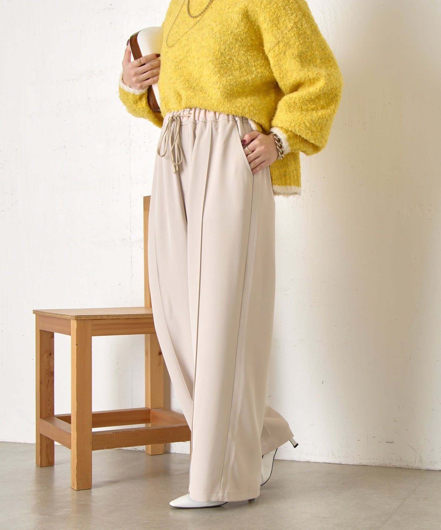 Jena　espace merveilleux(ジェナ　エスパスメルヴェイユ) 【待望の再入荷！/サイズ展開あり/WEB限定カラーあり】トロミイージーパンツ