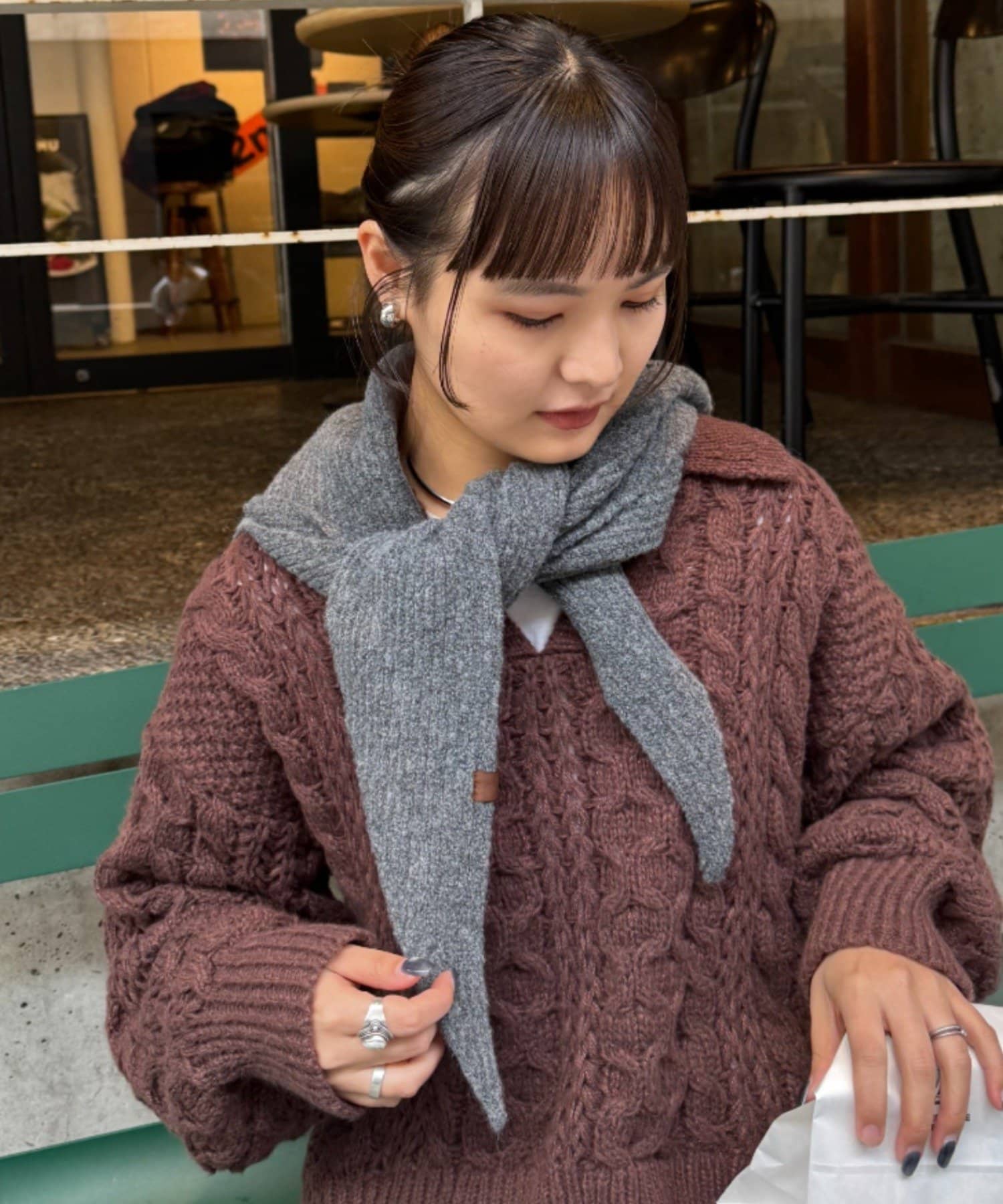 CIAOPANIC TYPY(チャオパニックティピー) フード付きスカーフマフラー