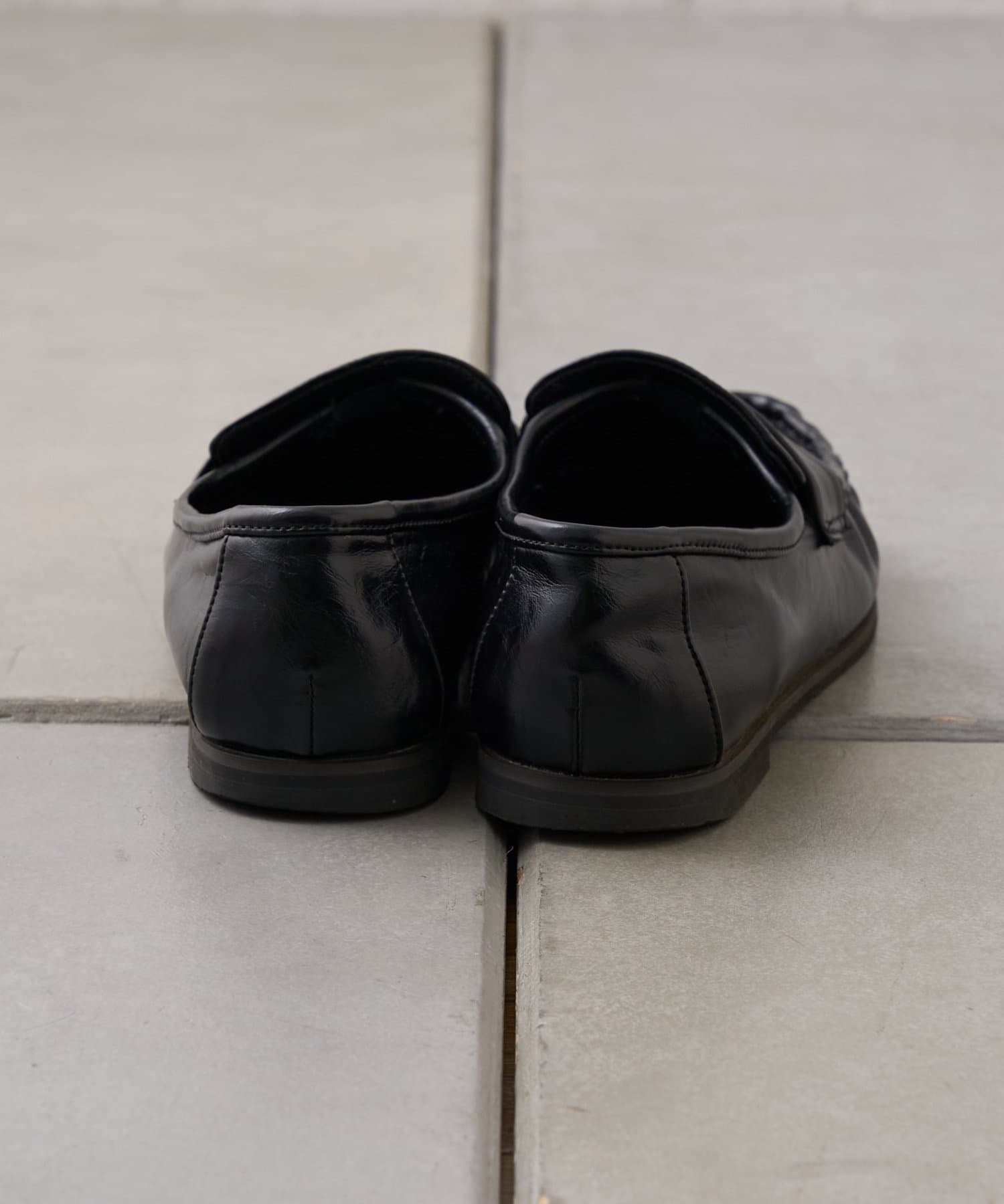 CIAOPANIC TYPY(チャオパニックティピー) :≪オケージョン対応≫ギャザーデザインアソート素材フラットローファー