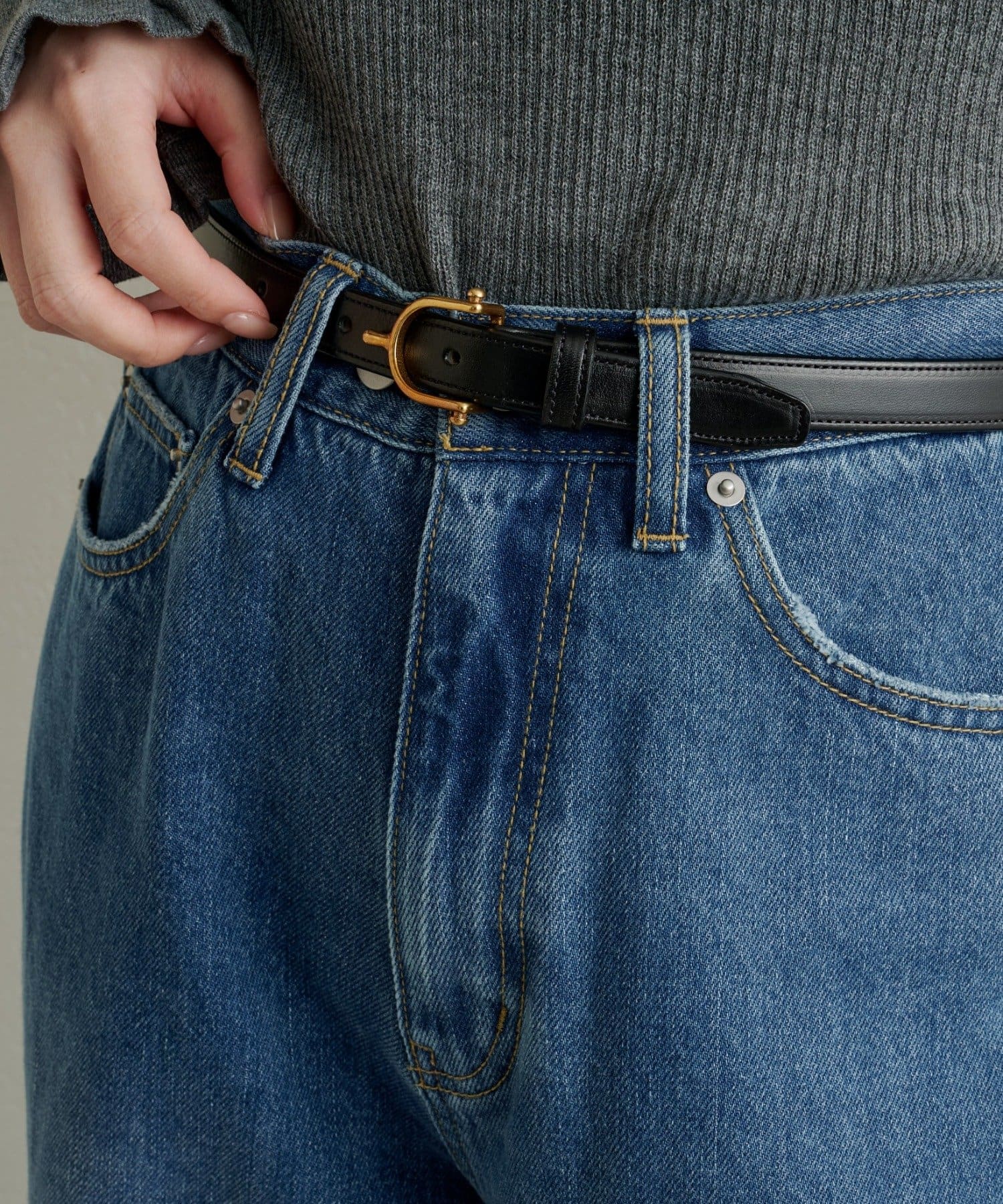 Omekashi(オメカシ) TORY LEATHER Spur Belt