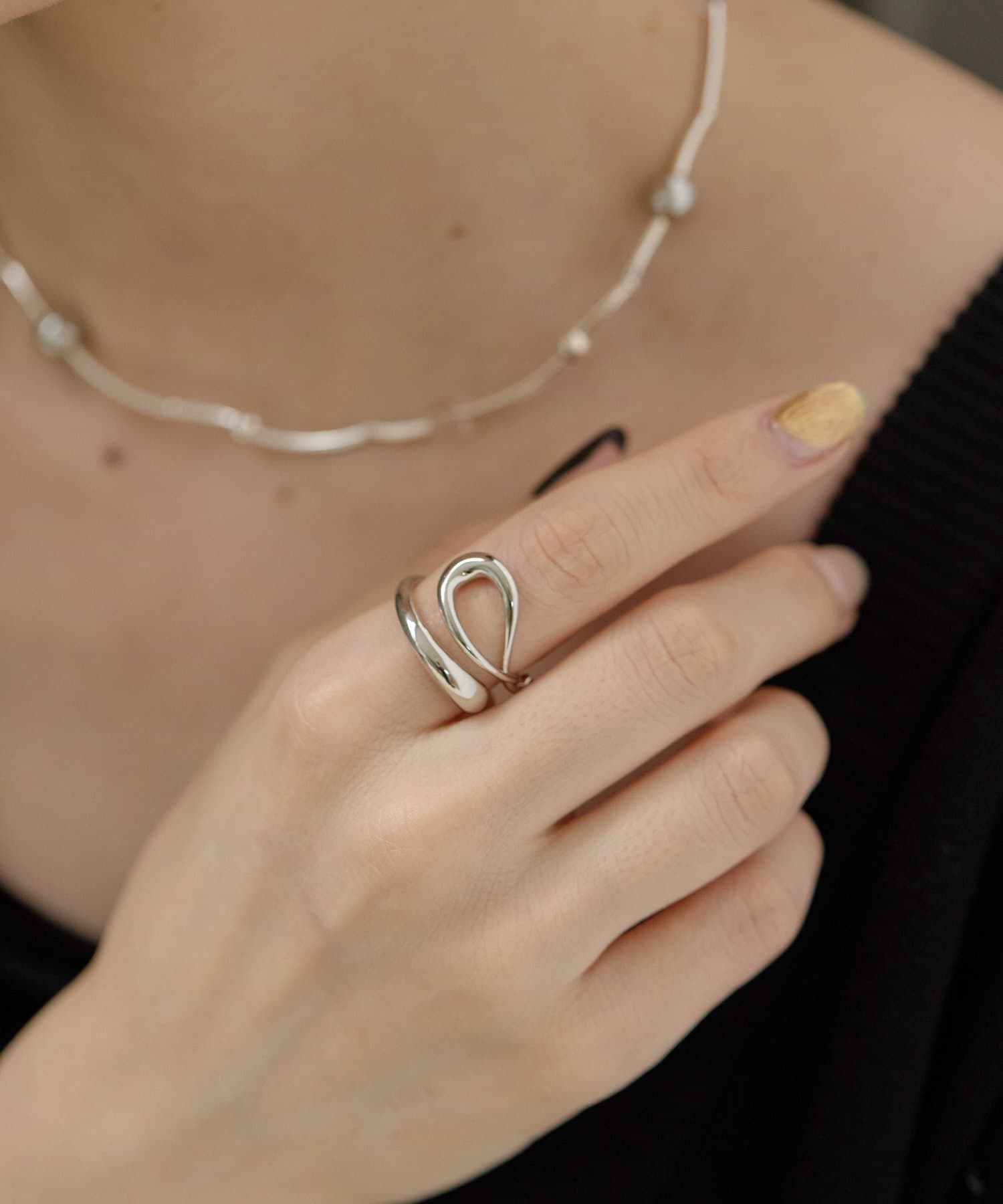 ear PAPILLONNER(イア パピヨネ) クロスウェーブリング