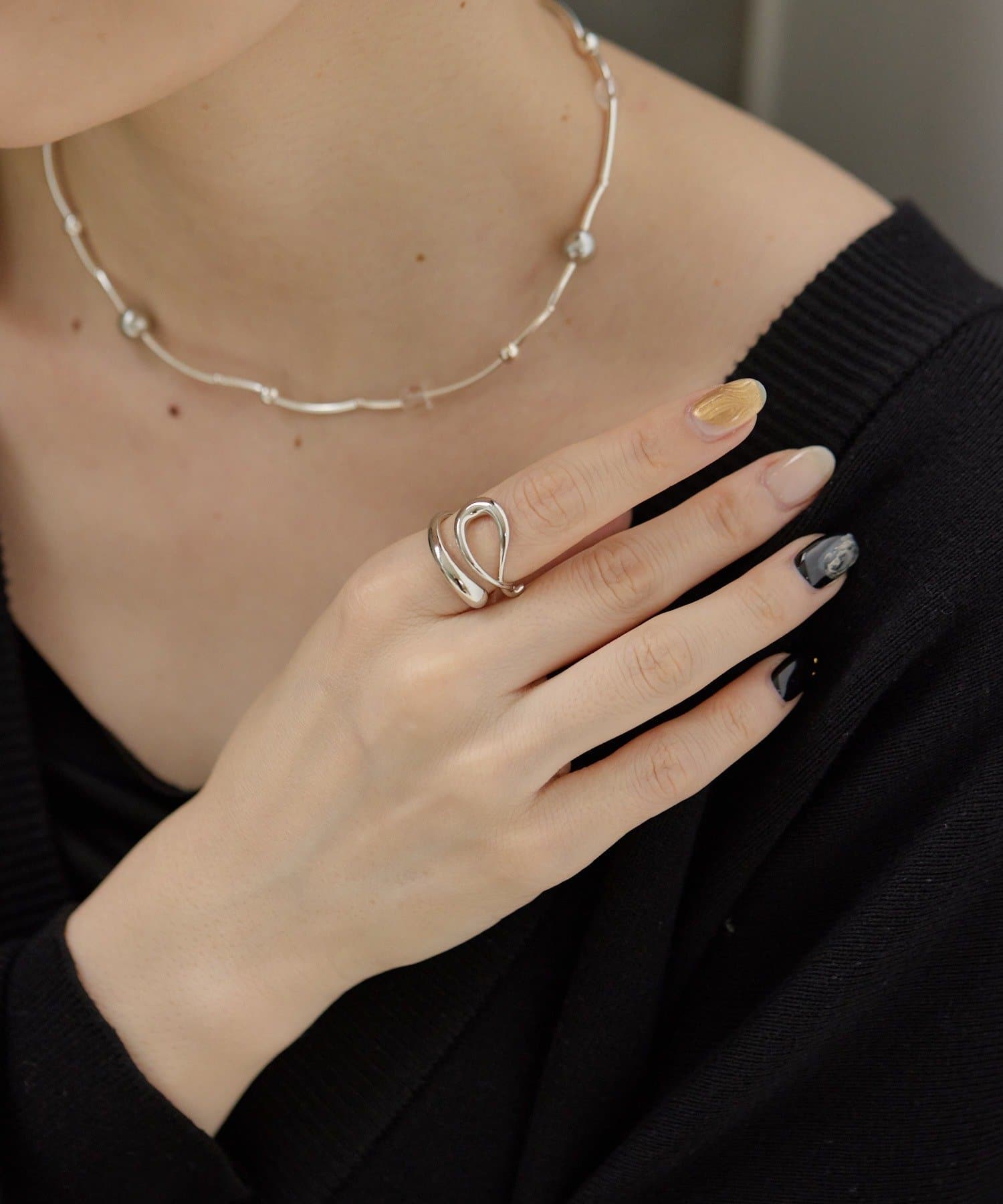 ear PAPILLONNER(イア パピヨネ) クロスウェーブリング