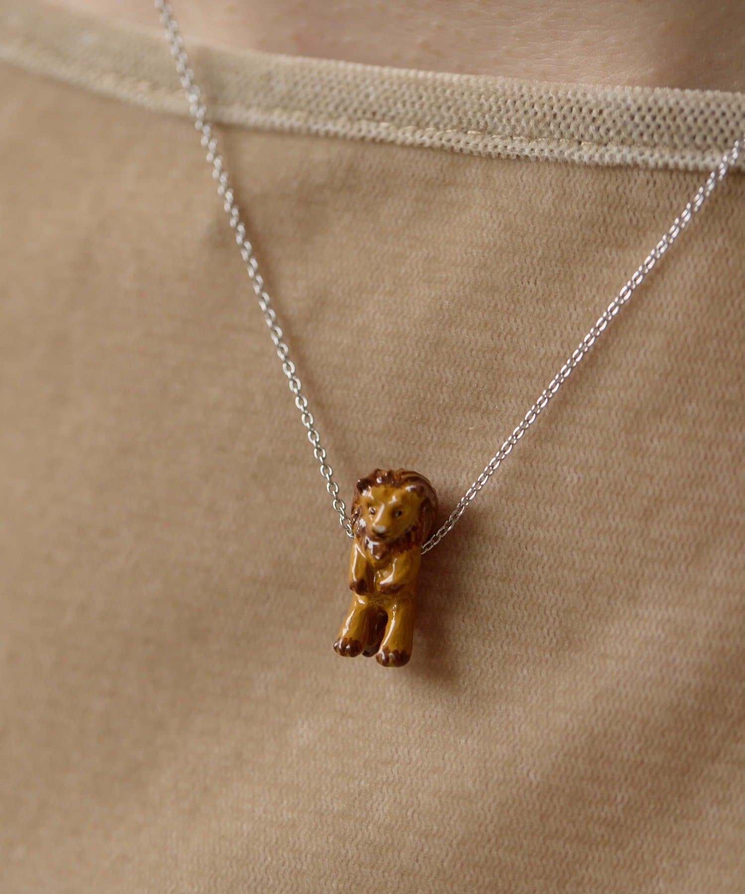 ear PAPILLONNER(イア パピヨネ) 《WEB＆一部店舗限定》ドピーアニマルネックレス