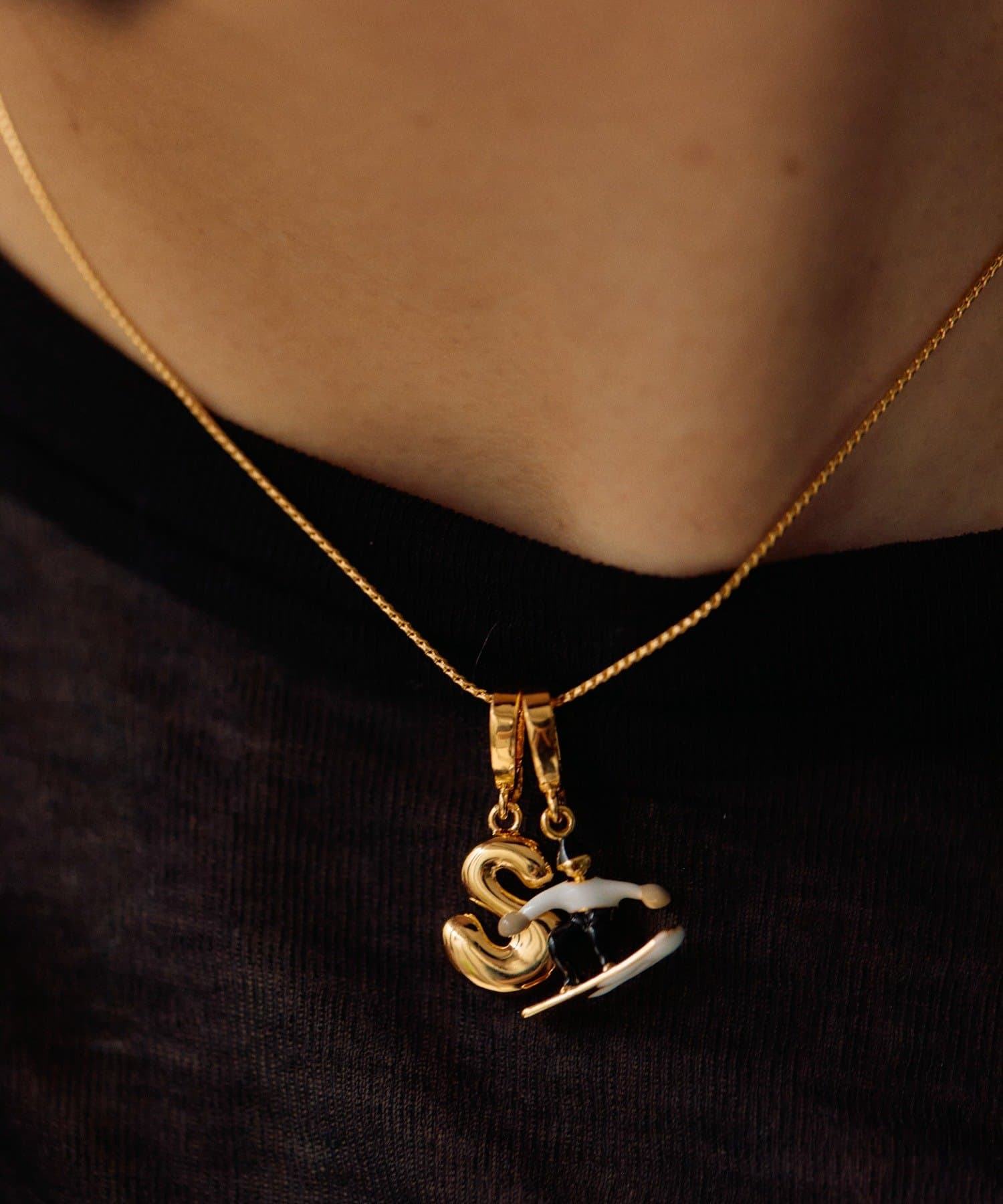 ear PAPILLONNER(イア パピヨネ) ゲレンデスノーボーダーネックレス