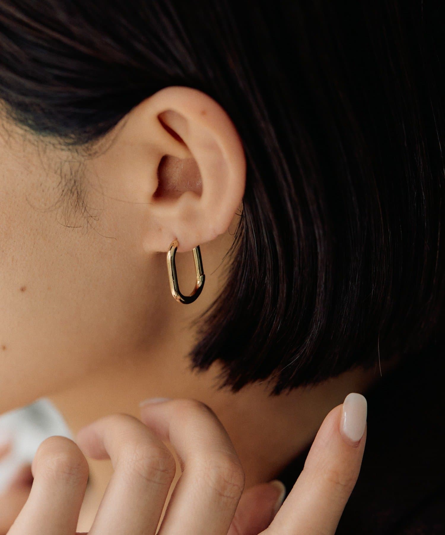 ear PAPILLONNER(イア パピヨネ) ブラックバリエーションフープピアス