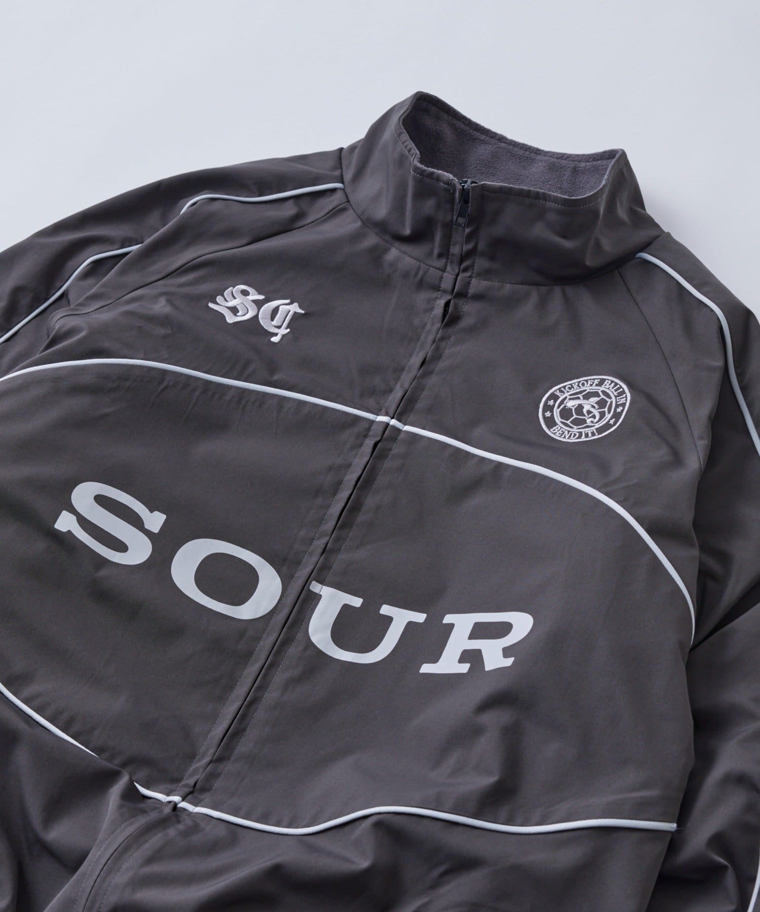 WHO’S WHO gallery(フーズフーギャラリー) 【Sourcream】裏フリースサッカーブルゾン