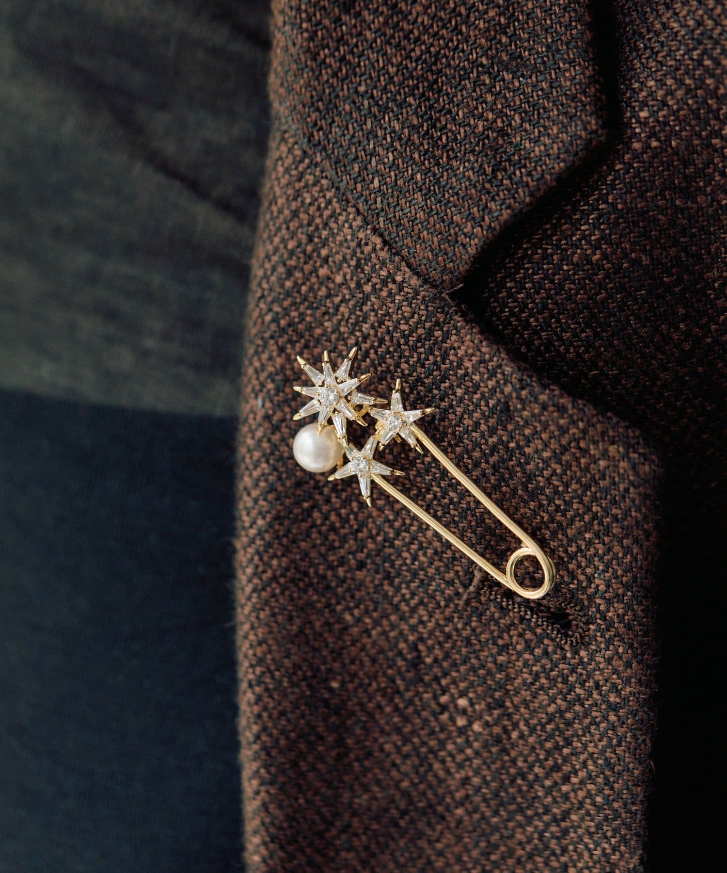 ear PAPILLONNER(イア パピヨネ) スターパールピンブローチ