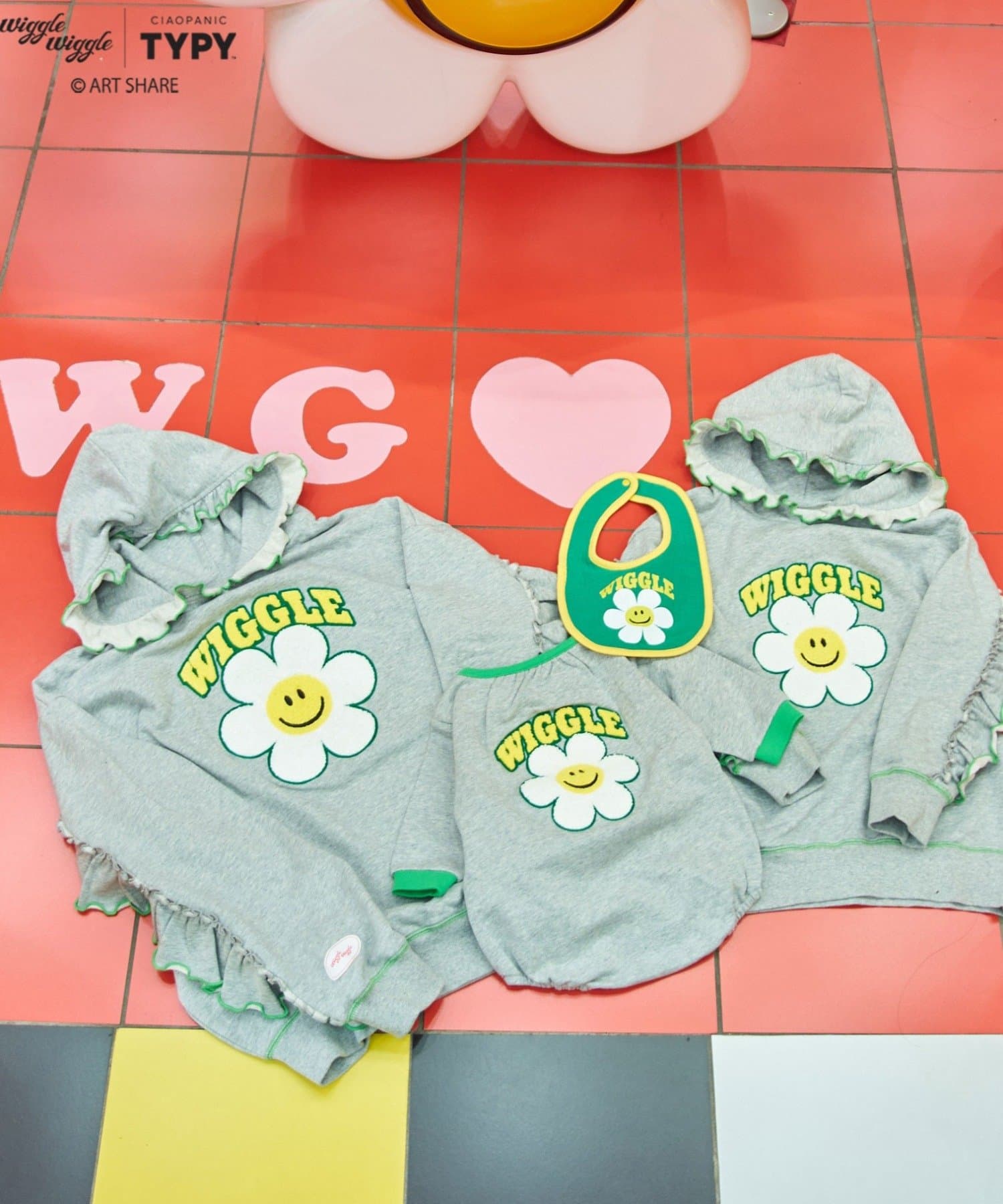 CIAOPANIC TYPY(チャオパニックティピー) 【KIDS】【wigglewiggle】BABYリバーシブル配色スタイ