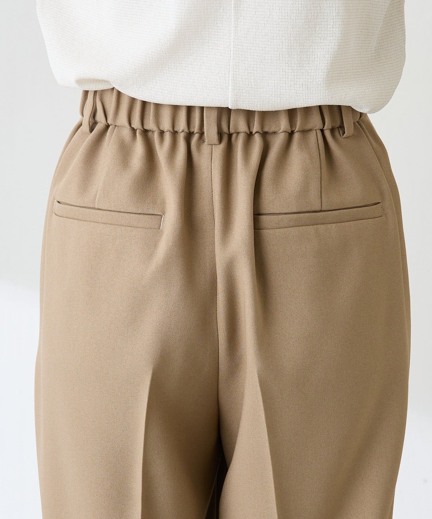 COLLAGE GALLARDAGALANTE(コラージュ ガリャルダガランテ) 【人気シリーズ/２サイズ展開】ウールライクストレートパンツ/セレモニー