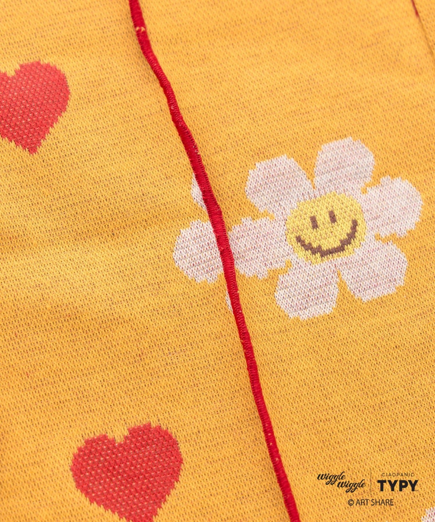 CIAOPANIC TYPY(チャオパニックティピー) 【KIDS】【wigglewiggle】ユニセックス配色メロウジャガード微フレアパンツ