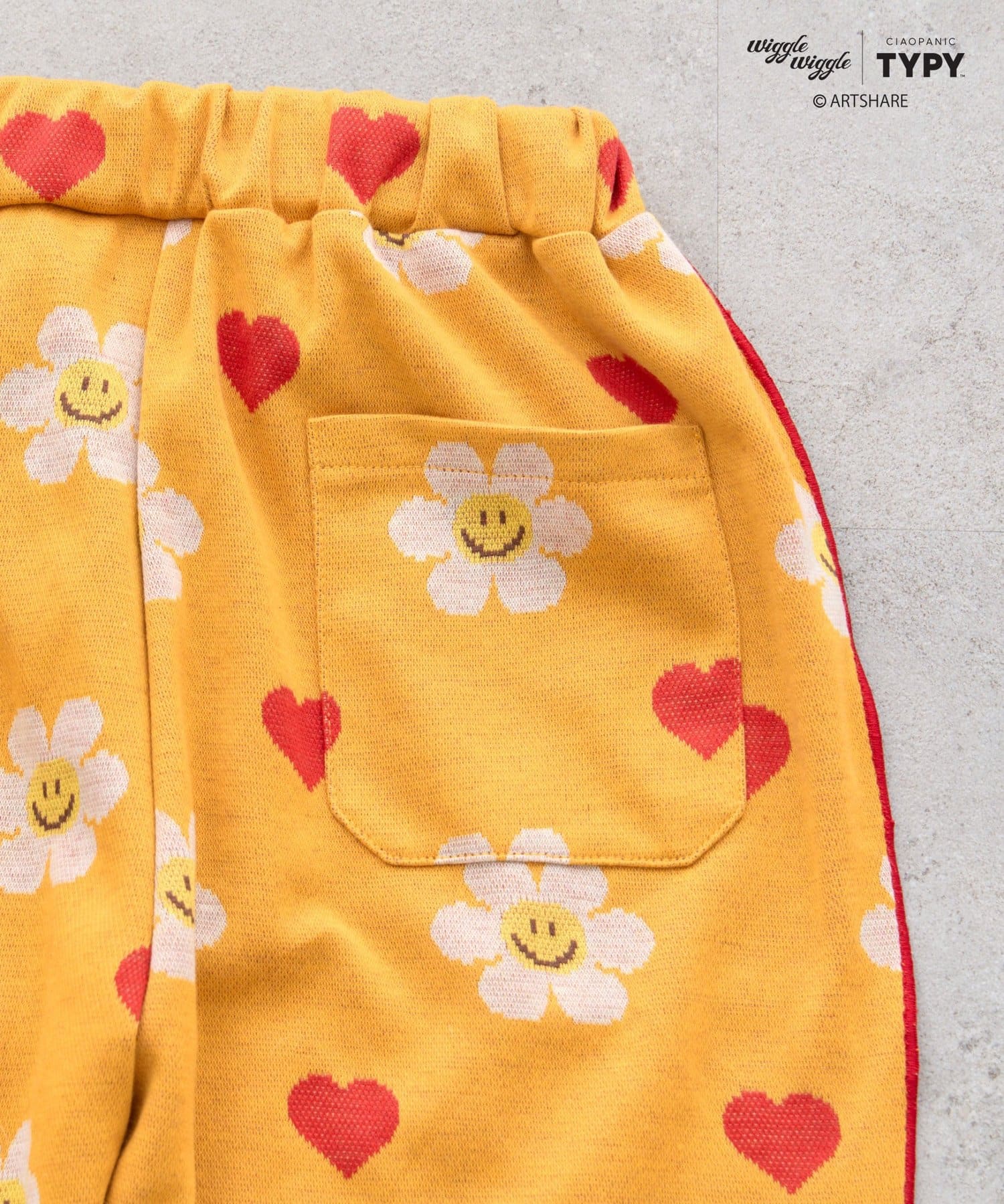 CIAOPANIC TYPY(チャオパニックティピー) 【KIDS】【wigglewiggle】ユニセックス配色メロウジャガード微フレアパンツ