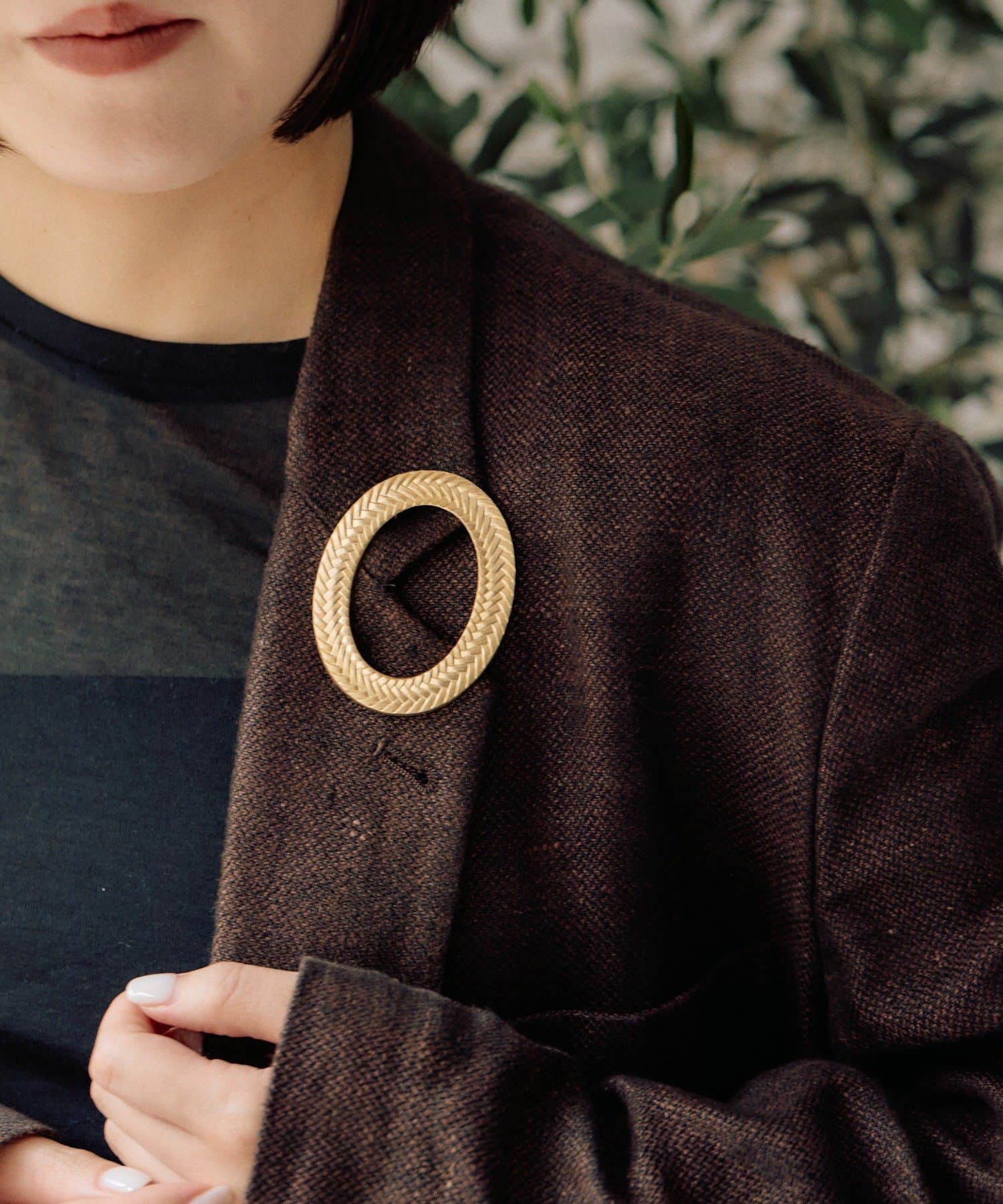 ear PAPILLONNER(イア パピヨネ) デザインリングブローチ