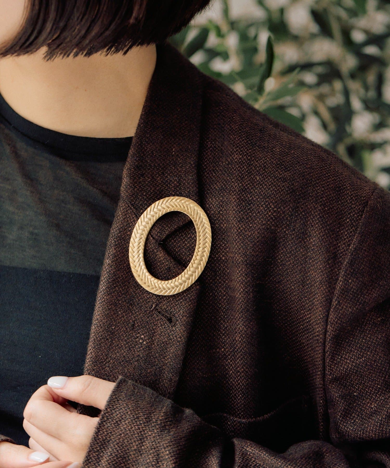 ear PAPILLONNER(イア パピヨネ) デザインリングブローチ