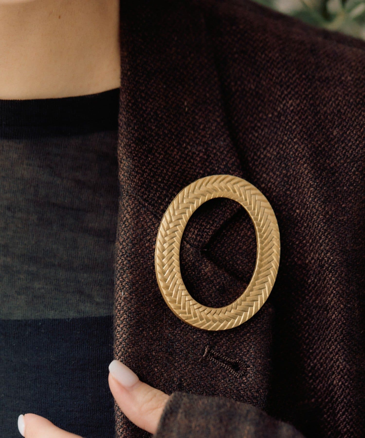 ear PAPILLONNER(イア パピヨネ) デザインリングブローチ