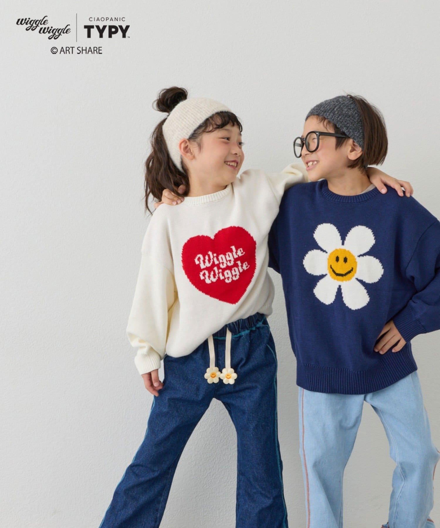 CIAOPANIC TYPY(チャオパニックティピー) 【KIDS】【wigglewiggle】《ユニセックス》柄ジャガードニット