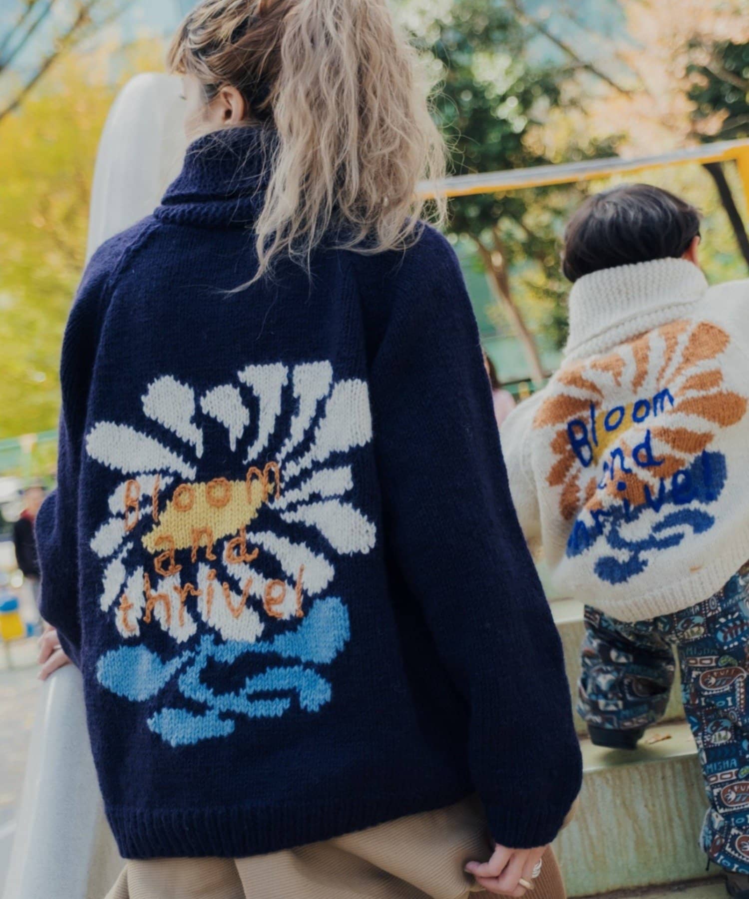 Kastane(カスタネ) フラワーハンドニット