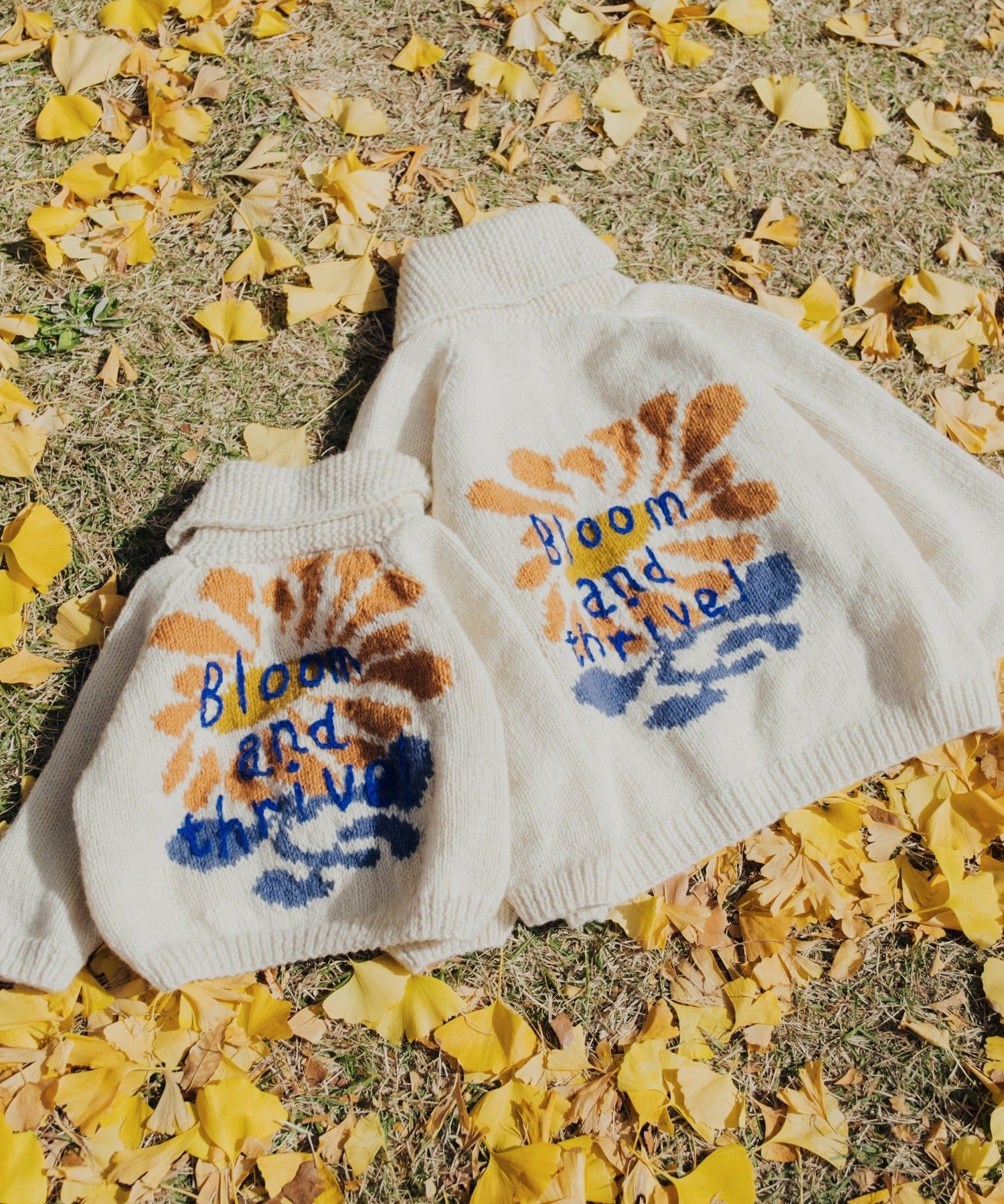 Kastane(カスタネ) 【S.Lサイズ展開】フラワーハンドニット kids