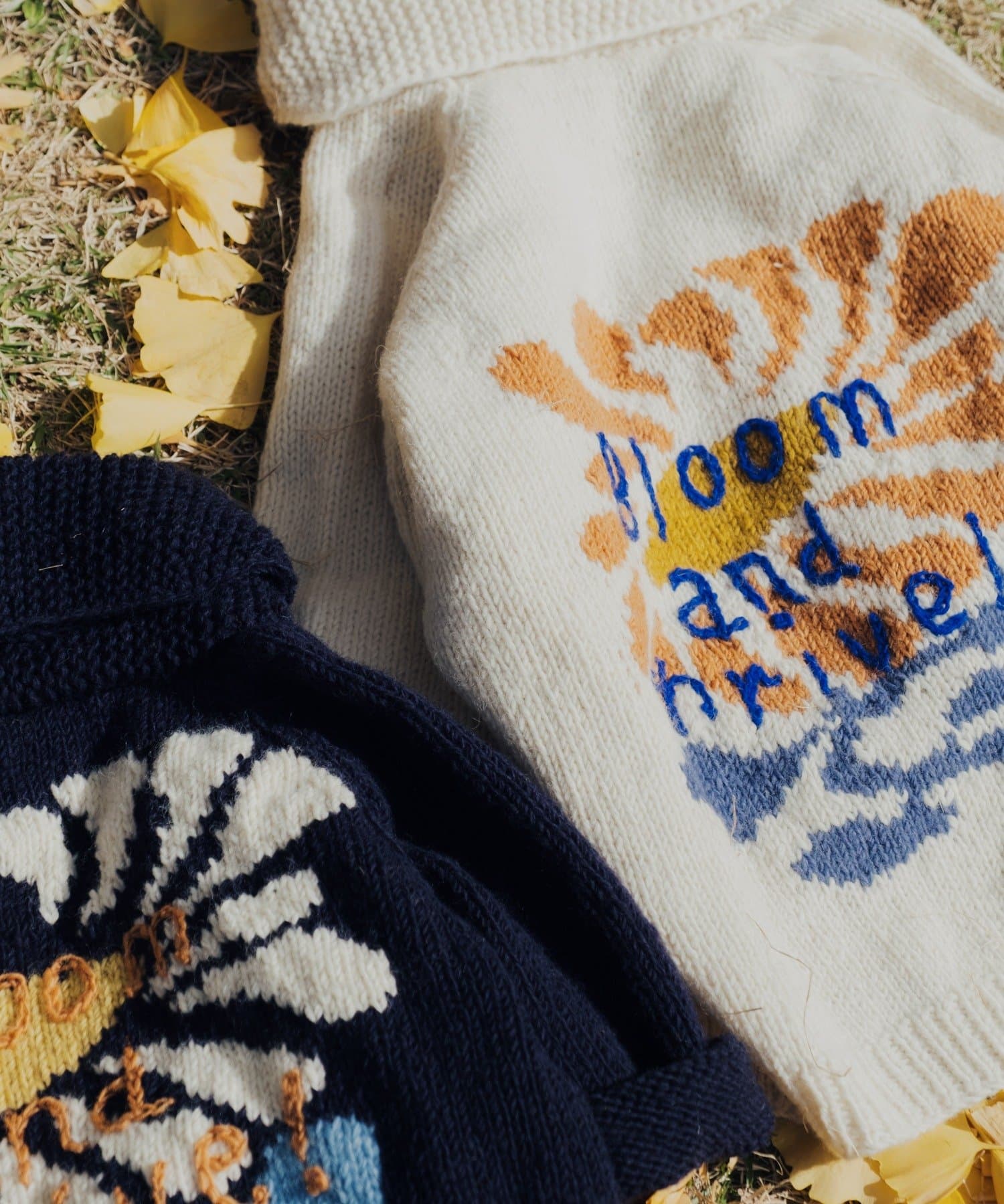 Kastane(カスタネ) 【S.Lサイズ展開】フラワーハンドニット kids