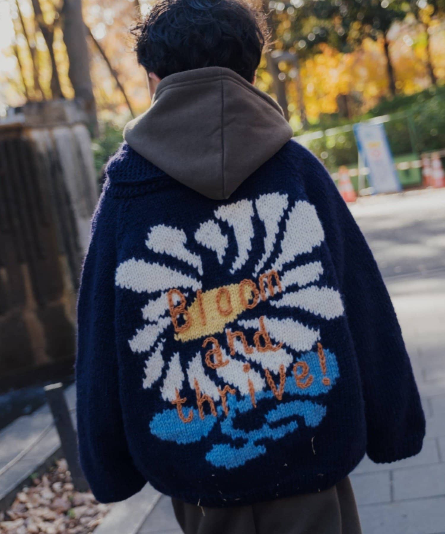 Kastane(カスタネ) 【S.Lサイズ展開】フラワーハンドニット kids