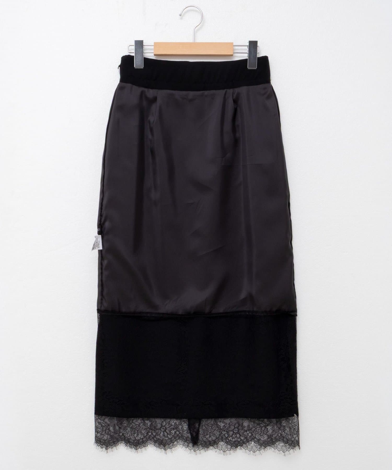 NOLLEY'S(ノーリーズ) レースレイヤードタイトスカート