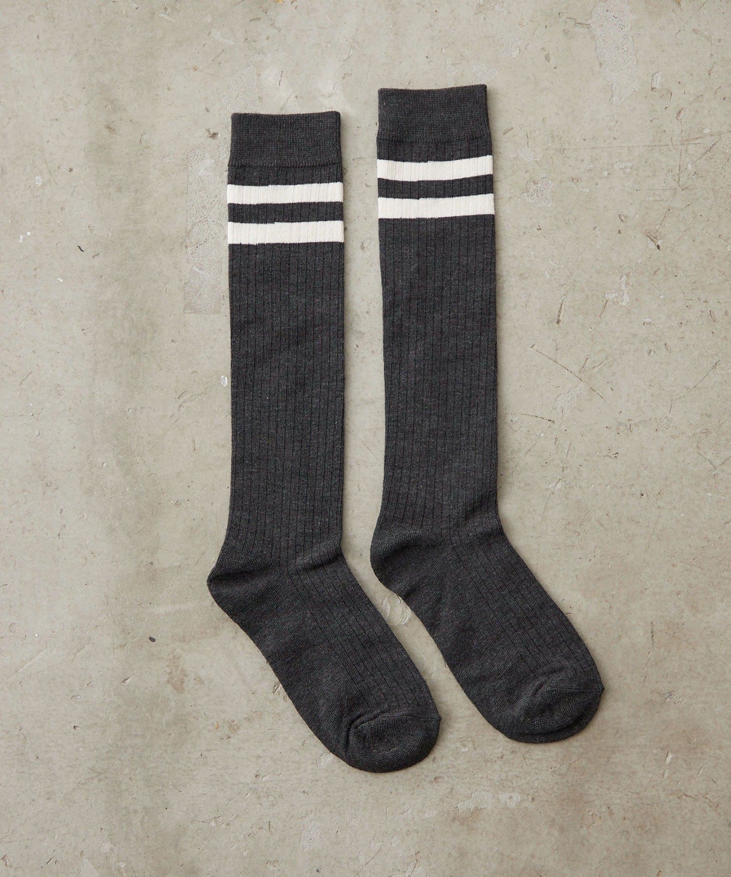NICE CLAUP / OLIVE des OLIVE OUTLET(ナイスクラップ  / オリーブ デ オリーブ アウトレット) 【RMAF】2ラインロングソックス