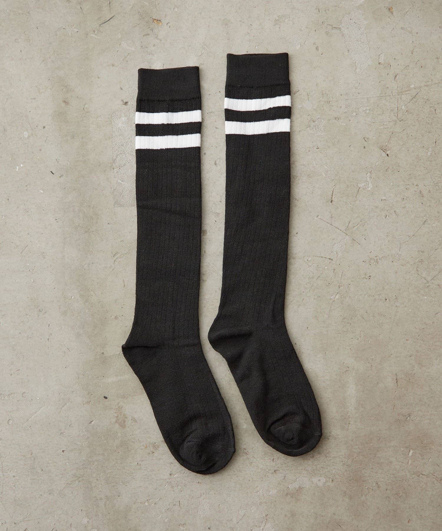 NICE CLAUP / OLIVE des OLIVE OUTLET(ナイスクラップ  / オリーブ デ オリーブ アウトレット) 【RMAF】2ラインロングソックス