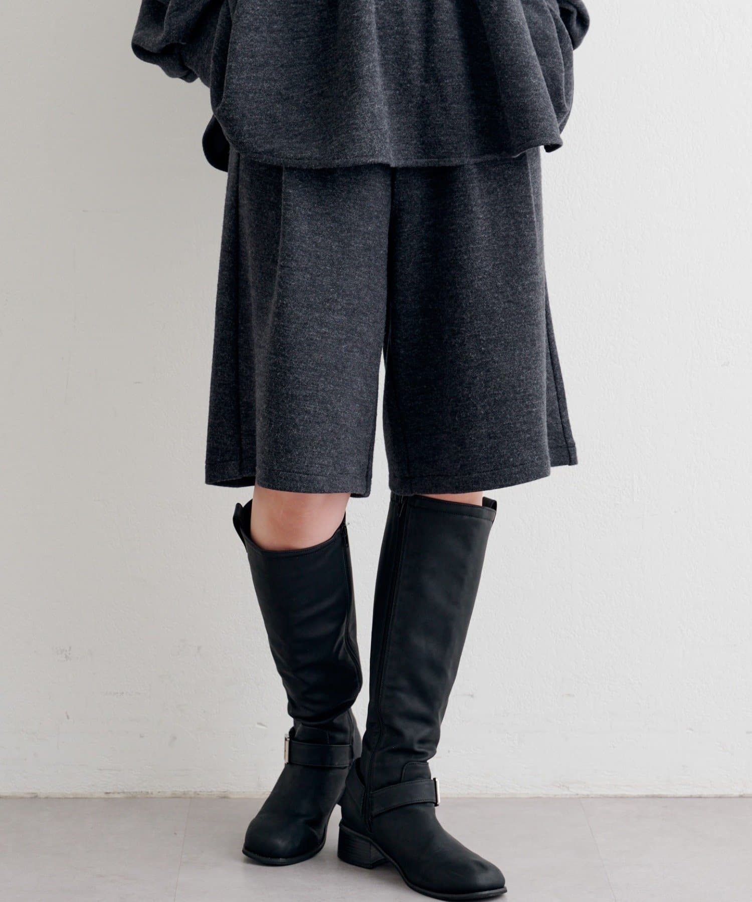 Kastane(カスタネ) 【セットアップ対応】B ニットライクスウェットハーフパンツ