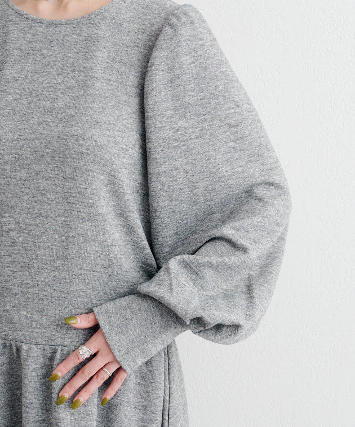 Kastane(カスタネ) B ニットライクスウェットワンピース