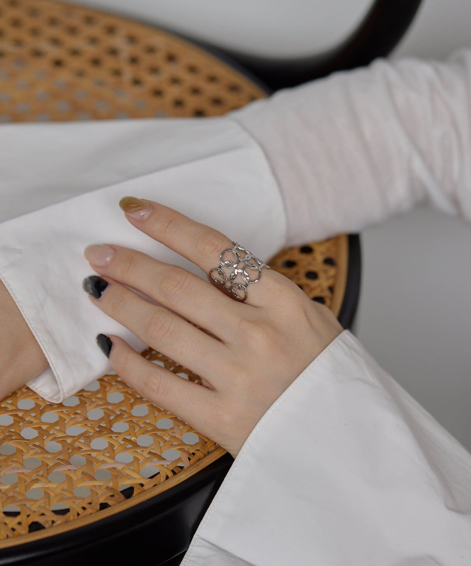 ear PAPILLONNER(イア パピヨネ) 《金属アレルギー対応/ステンレス》バブルリング