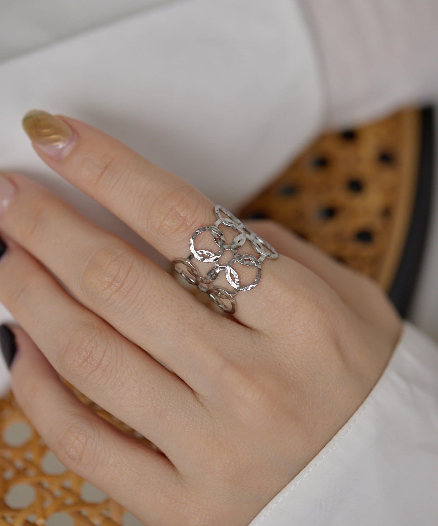 ear PAPILLONNER(イア パピヨネ) 《金属アレルギー対応/ステンレス》バブルリング