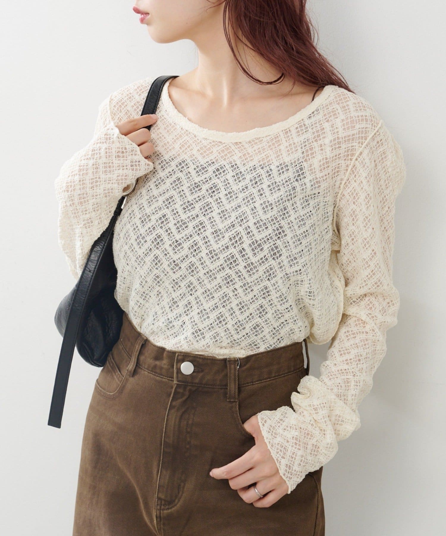 Kastane(カスタネ) レース2wayカーディガン