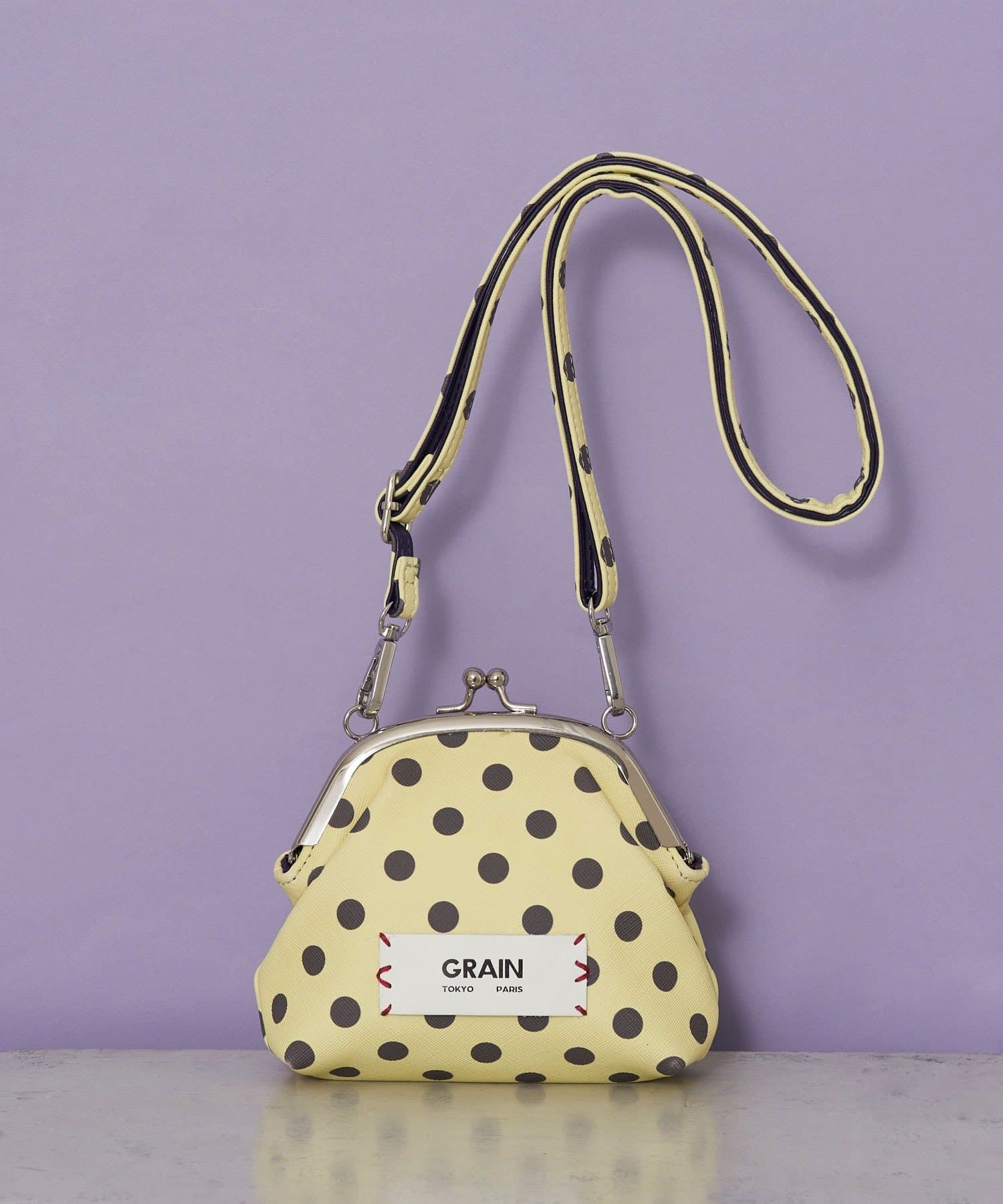 CIAOPANIC(チャオパニック) 【GRAIN/グレイン】水玉がま口ミニショルダーバック