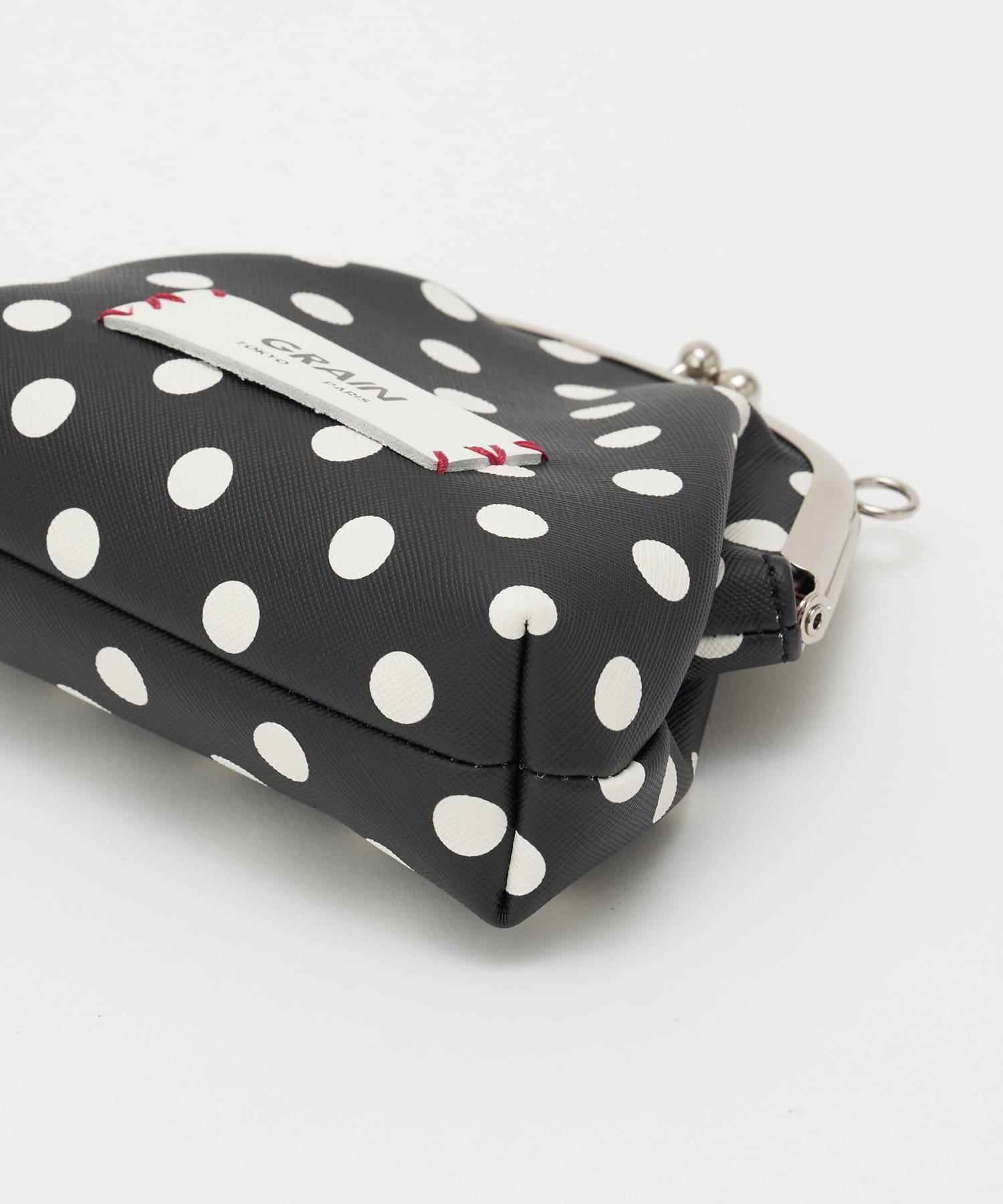 CIAOPANIC(チャオパニック) 【GRAIN/グレイン】水玉がま口ミニショルダーバック