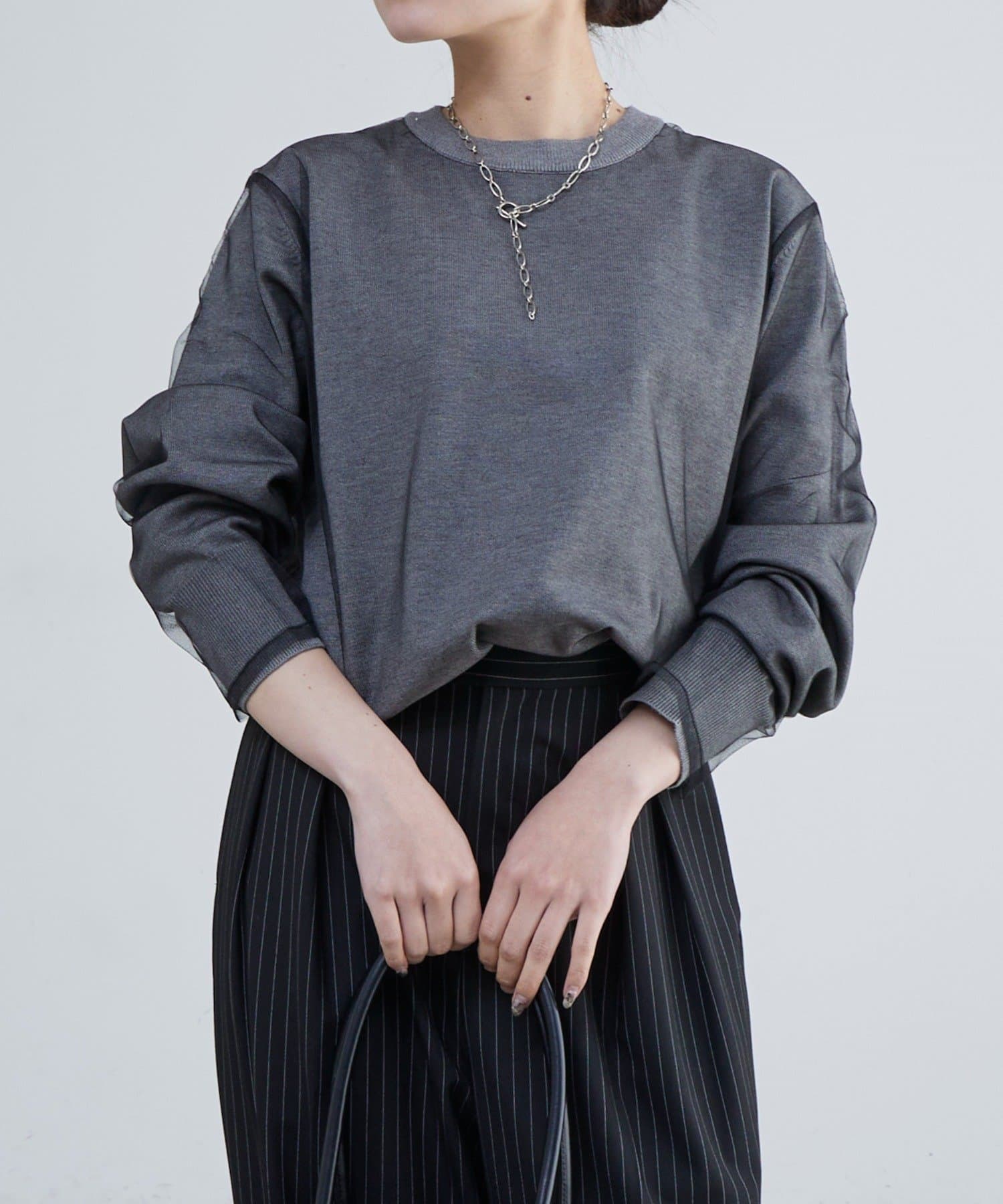 Lui's(ルイス) チュールドッキングニット