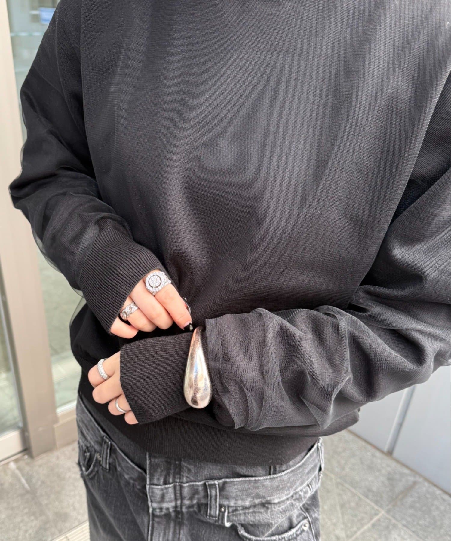 Lui's(ルイス) チュールドッキングニット