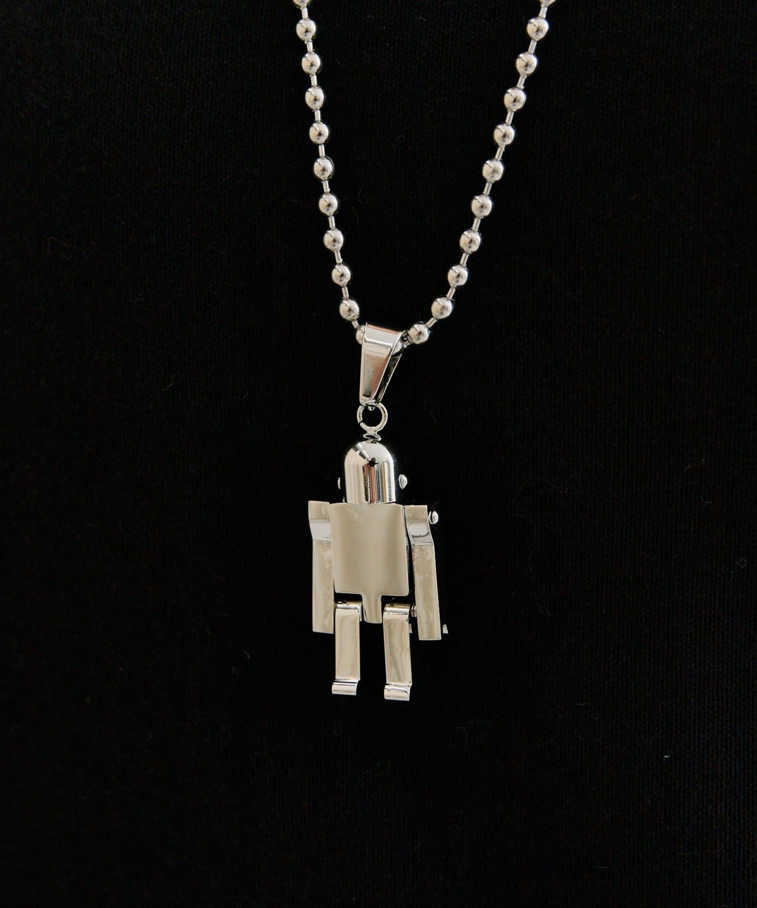 ear PAPILLONNER(イア パピヨネ) 《WEB限定/金属アレルギー対応/ステンレス》ロボットネックレス