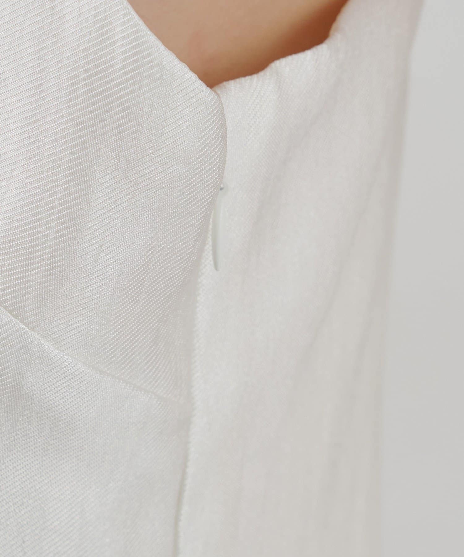 SHENERY(シーナリー) 裾レース切替サテンキャミワンピース