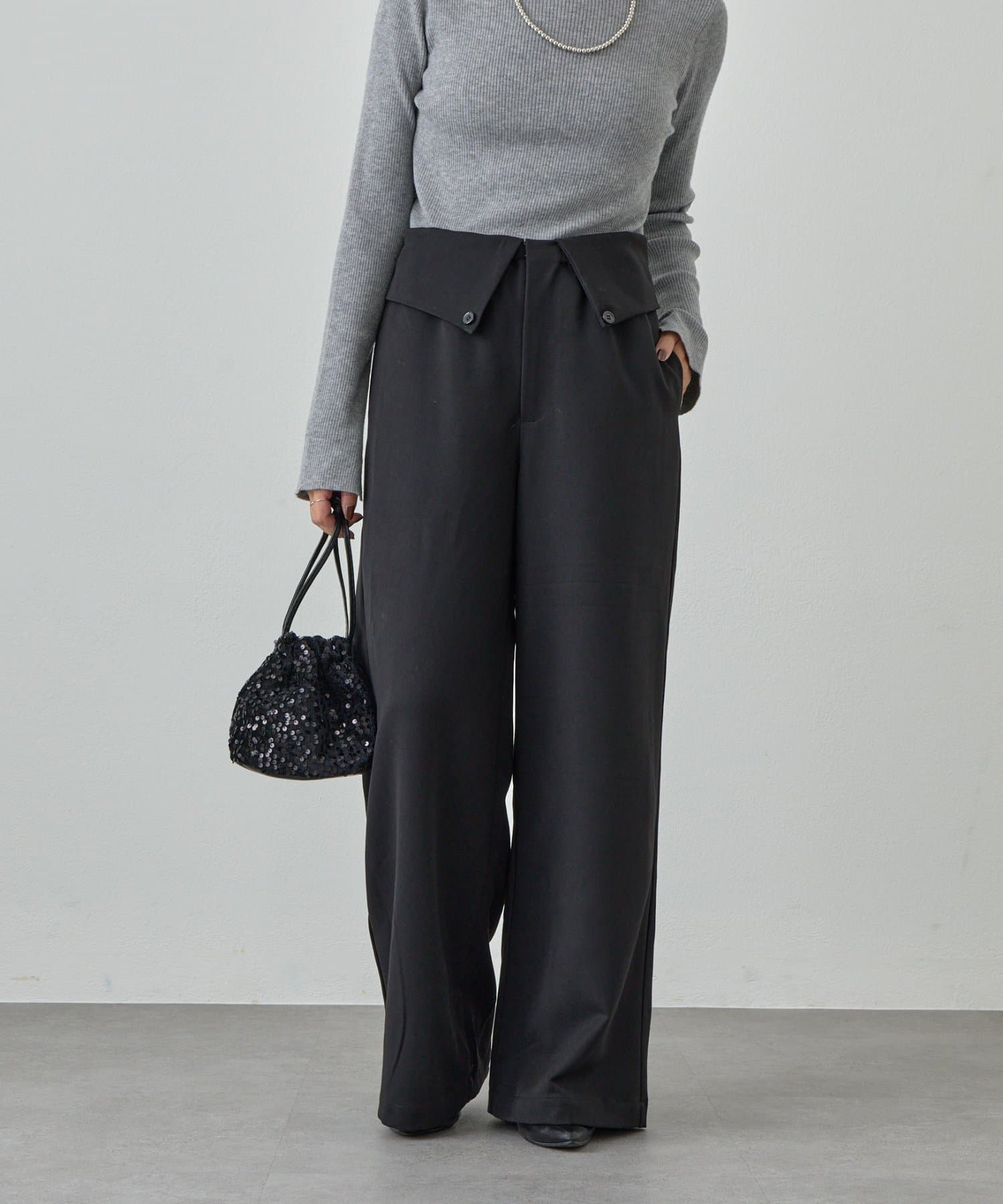 SHENERY(シーナリー) 2WAYウエストデザインパンツ