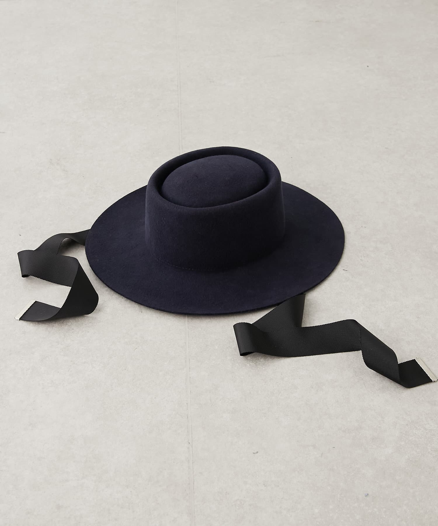 OUTLET(アウトレット) 【ear PAPILLONNER】リボン付きフェルトハット【SUM1STYLE】