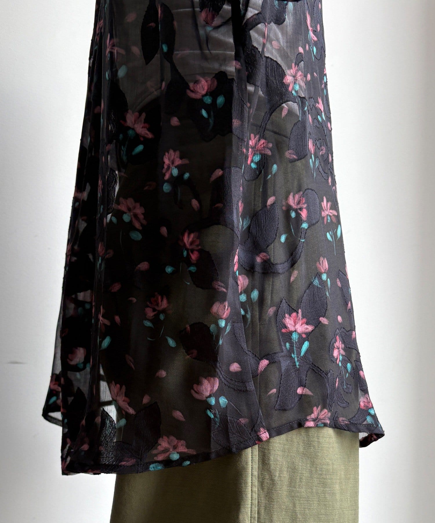 OUTLET(アウトレット) 【DouDou】花柄レースシャツ