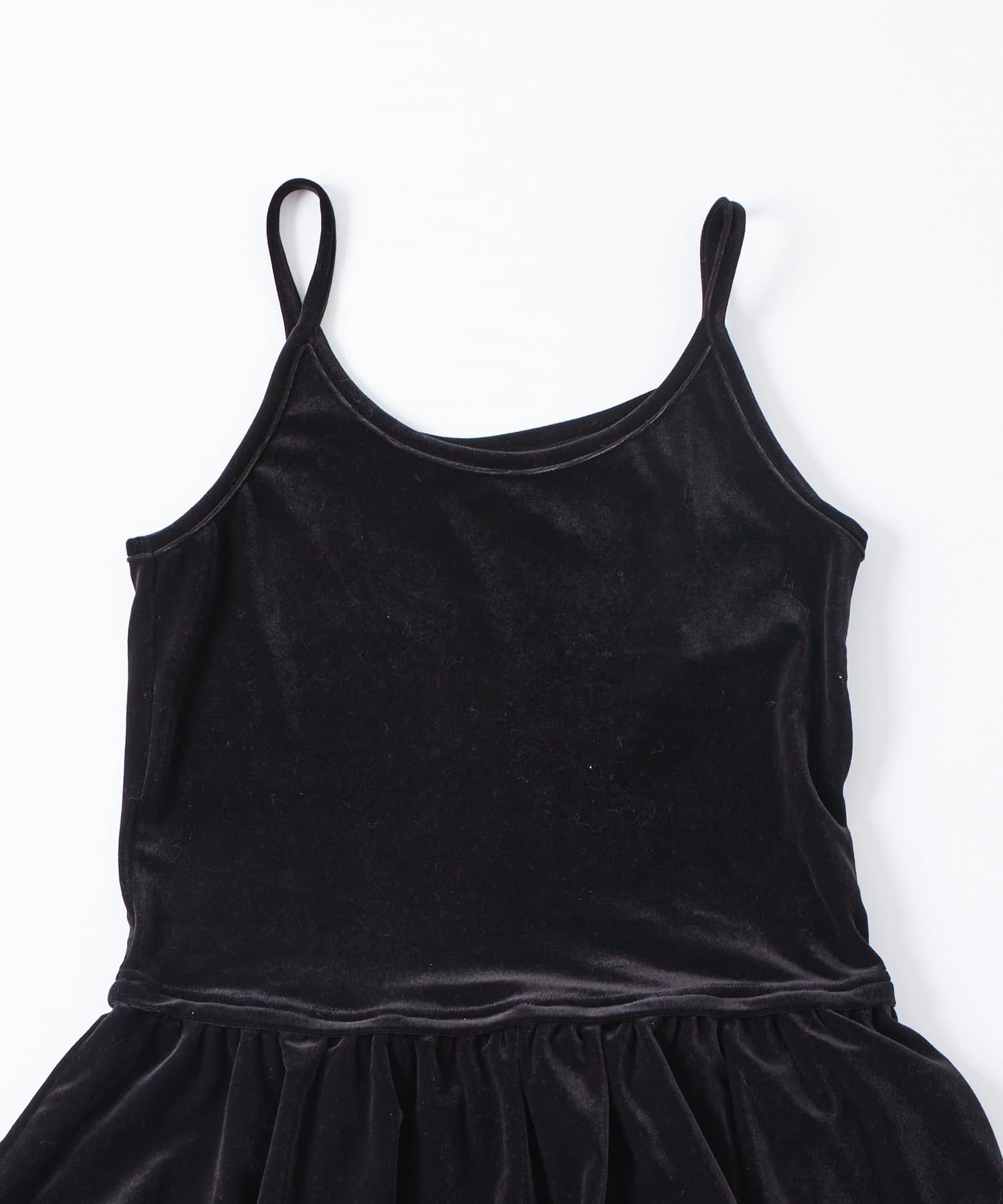 OUTLET(アウトレット) 【WHO'S WHO gallery】ベロアフリルチュニック