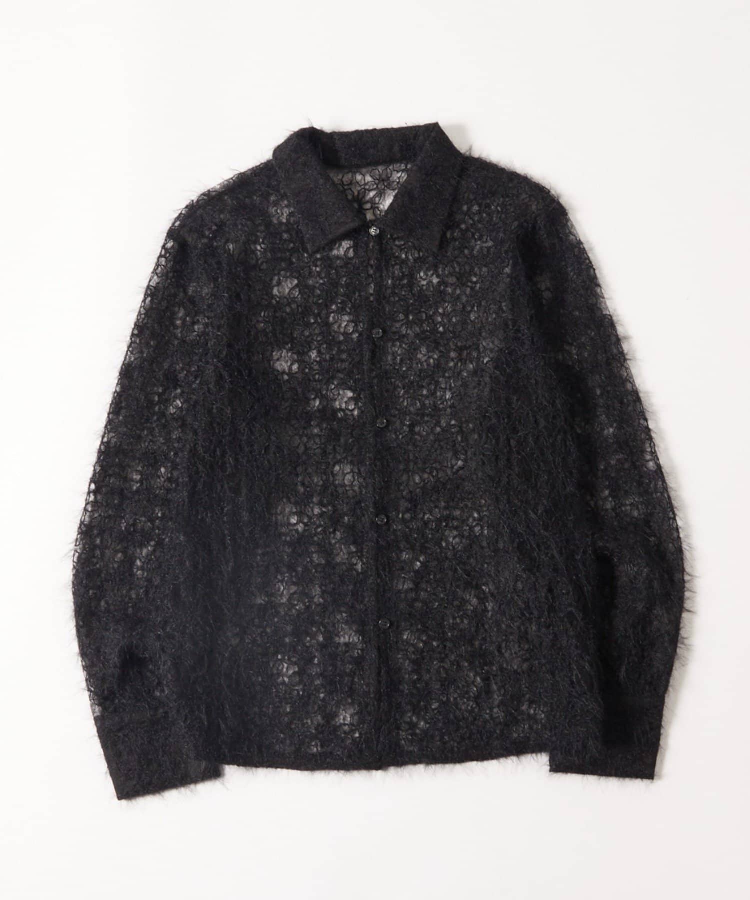 OUTLET(アウトレット) 【WHO'S WHO gallery】フラワーレースニットシャツ