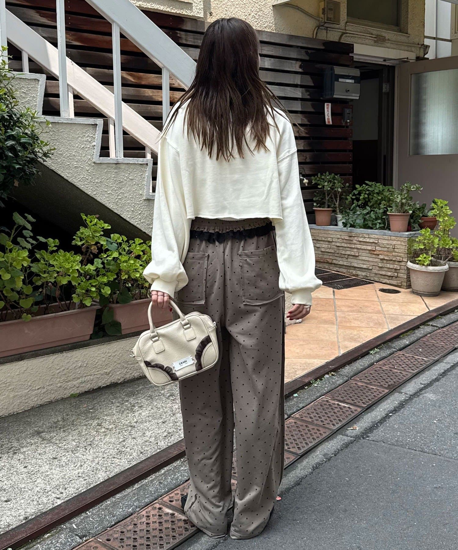 OUTLET(アウトレット) 【Ciaopanic】ネック刺?ピグメントショートスウェット