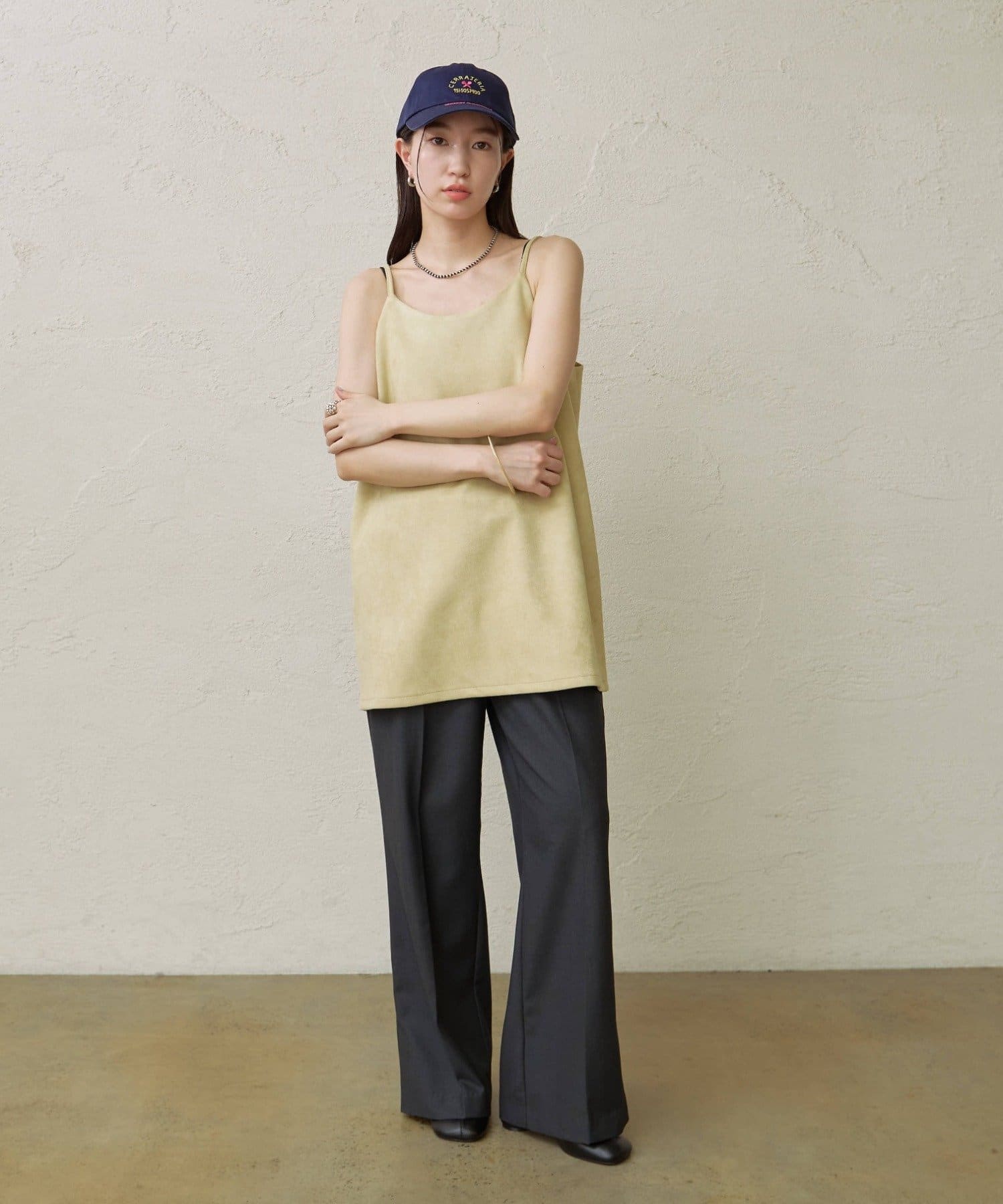 OUTLET(アウトレット) 【Omekashi】サイドベンツフレアパンツ