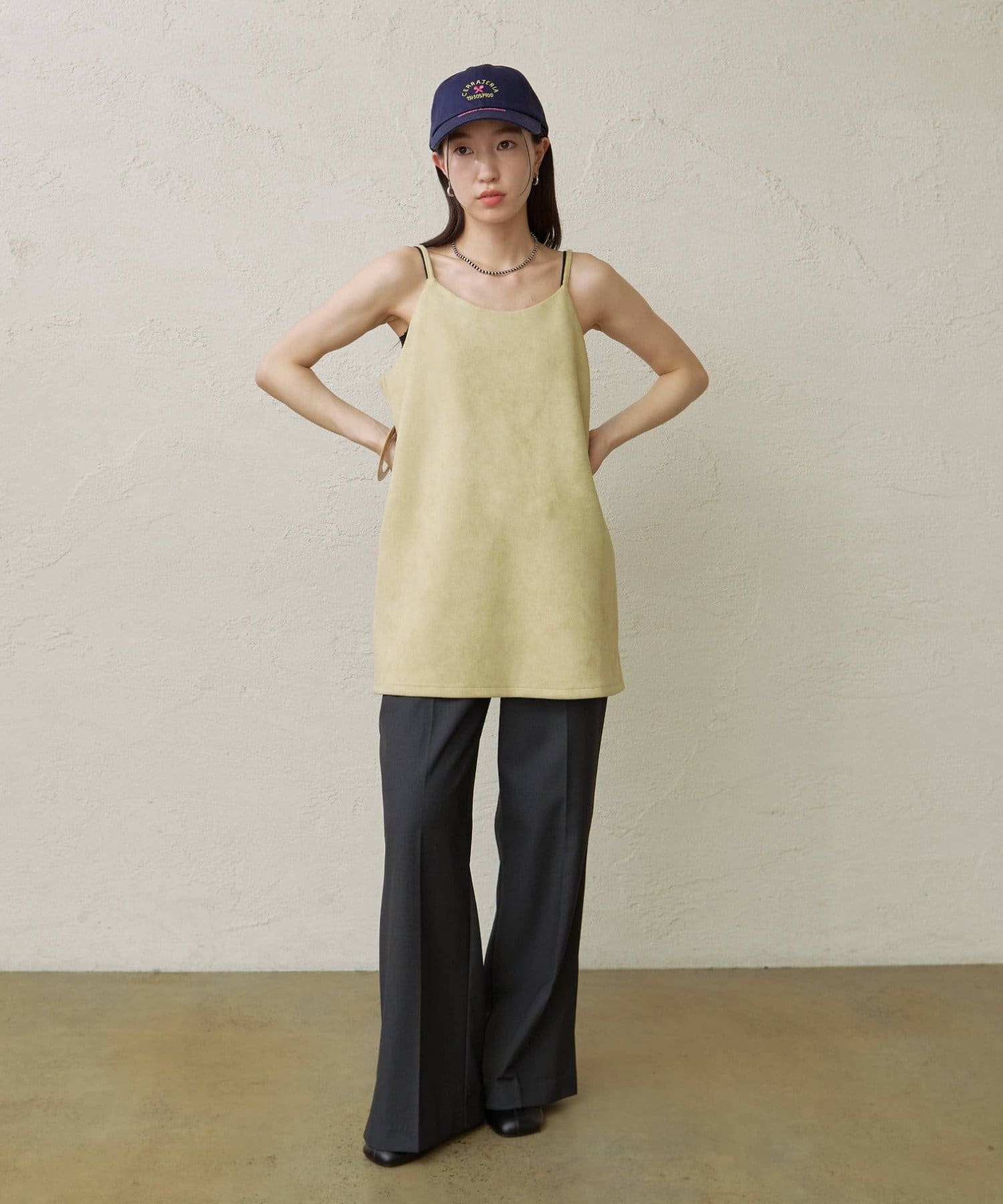 OUTLET(アウトレット) 【Omekashi】サイドベンツフレアパンツ