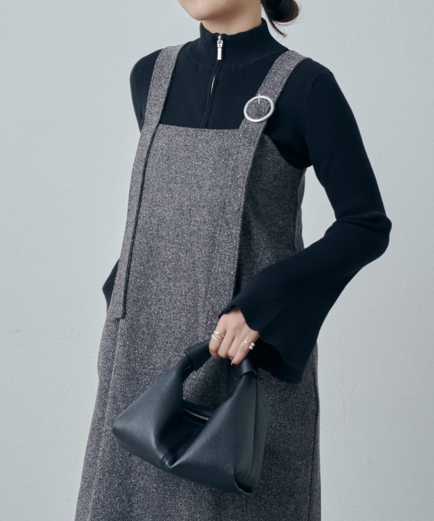 OUTLET(アウトレット) 【Lui's】ストラップタックジャンスカ